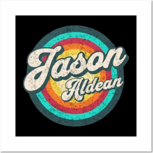 name jason  in color circle Posters and Art